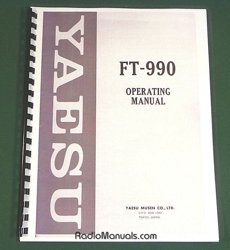 Yaesu FT-990 Instruction Manual